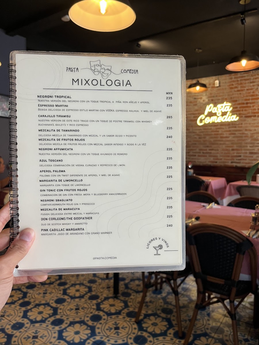 Pasta Comedia Menu - Image 5
